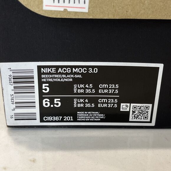 NIKE NEW ACG MOC 3.0 Union Cheetah Print Slip On Sneaker Limited US M 5 , W 6.5 - Picture 13 of 16